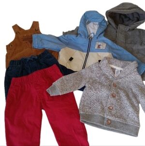 Boys 6 Pc Bundle Mixed Clothing 6-12M
